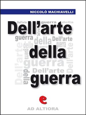 cover image of Dell'Arte della Guerra